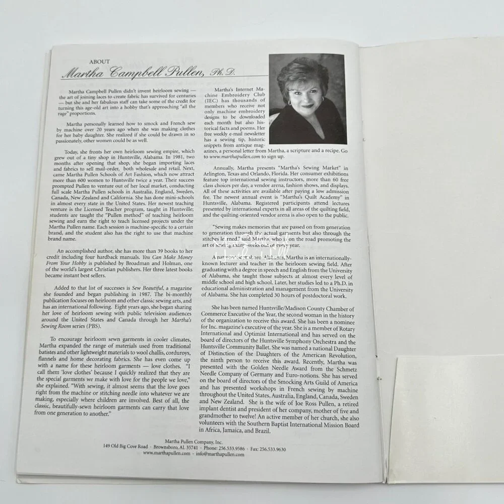 Contemporary Heirlooms For Older Girl by M. Pullen Martha's Sewing Room Modesty